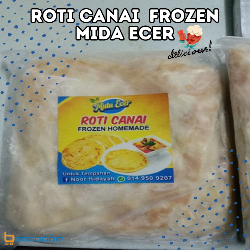 Roti Canai Frozen Mida Ecer