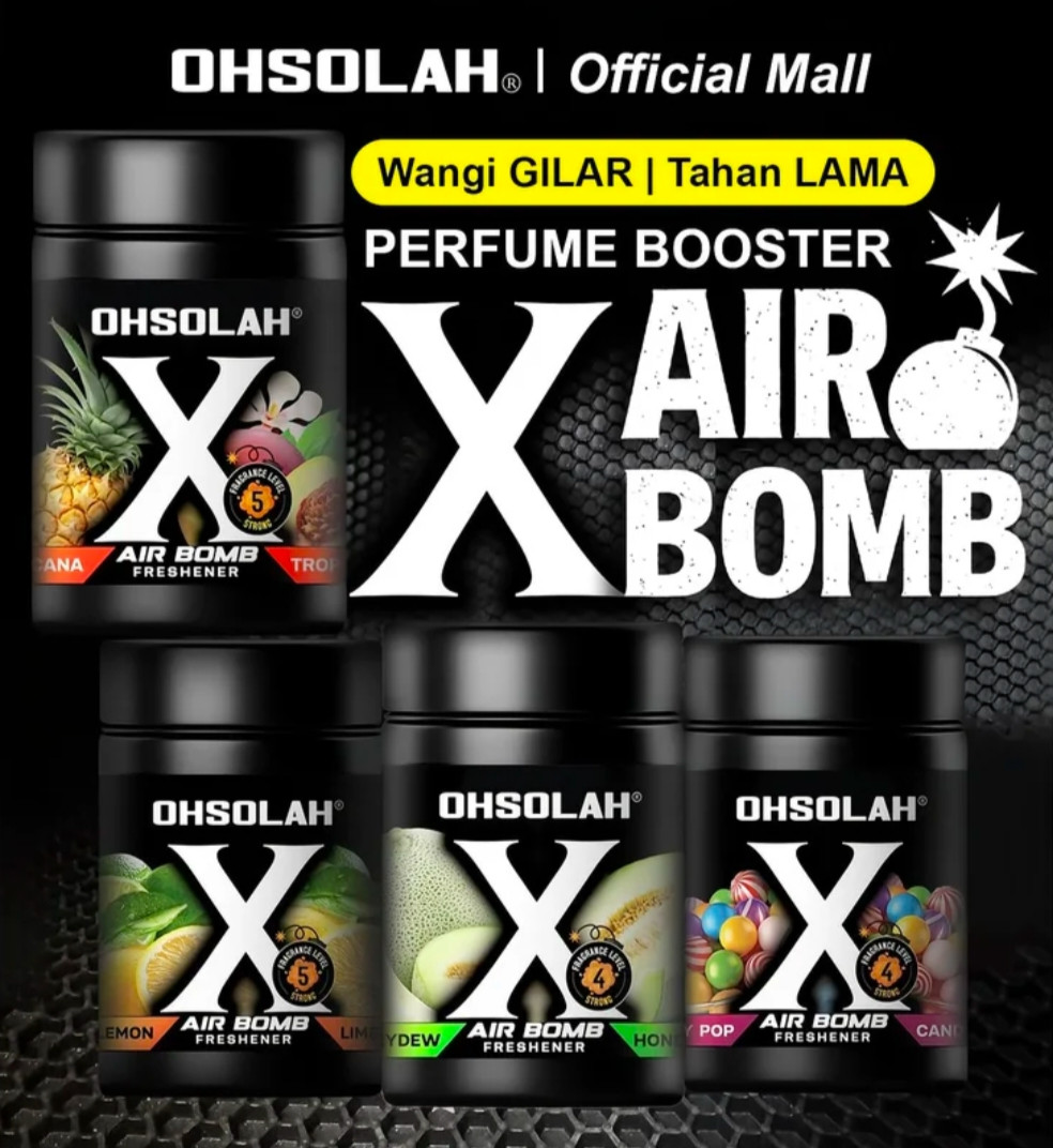 OHSOLAH AIR BOMB PEWANGI KERETA MELETOP VIRAL