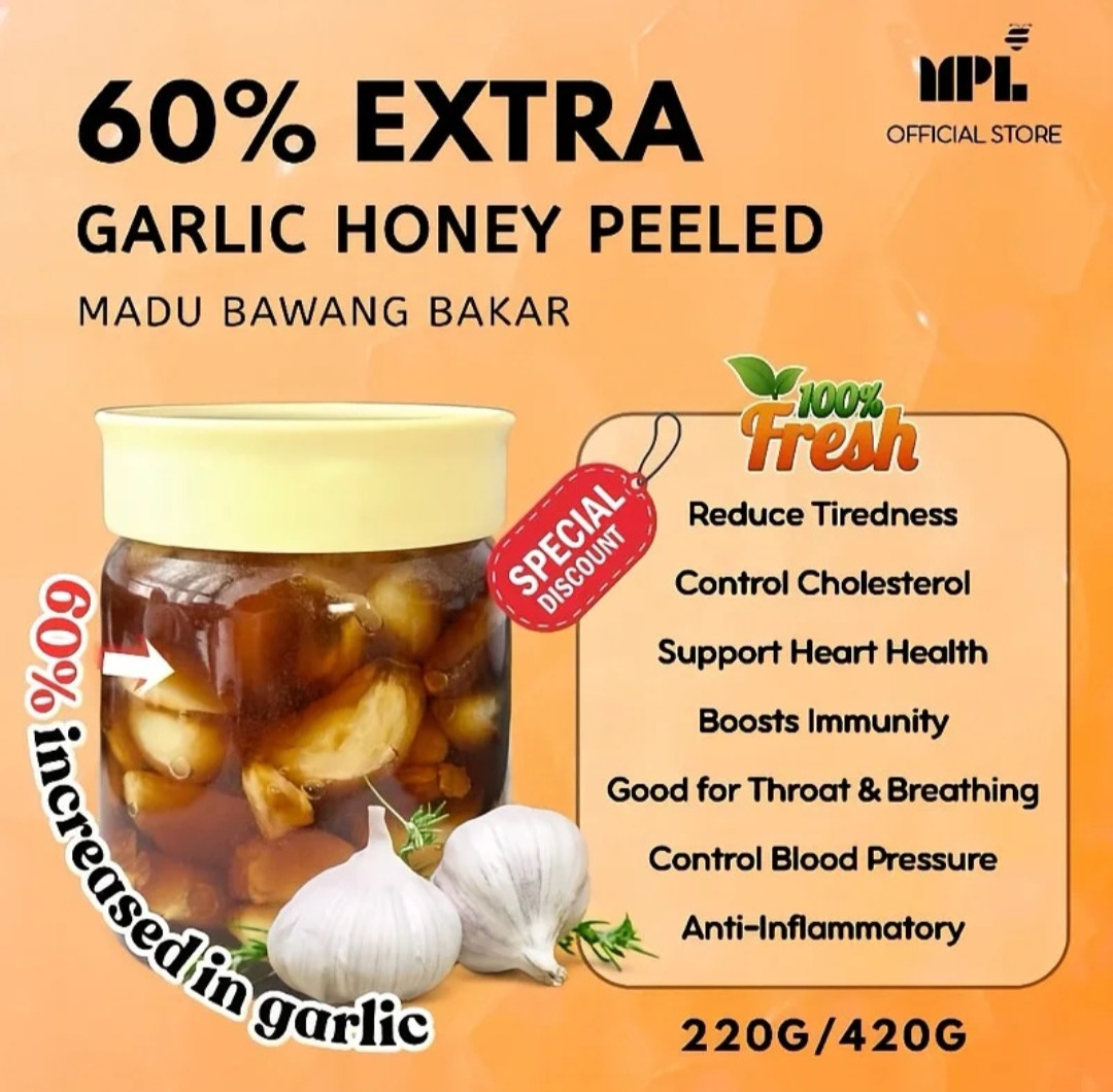 MADU BAWANG BAKAR 220G/420G