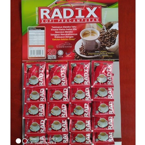 Kopi Radix Ori - Papan